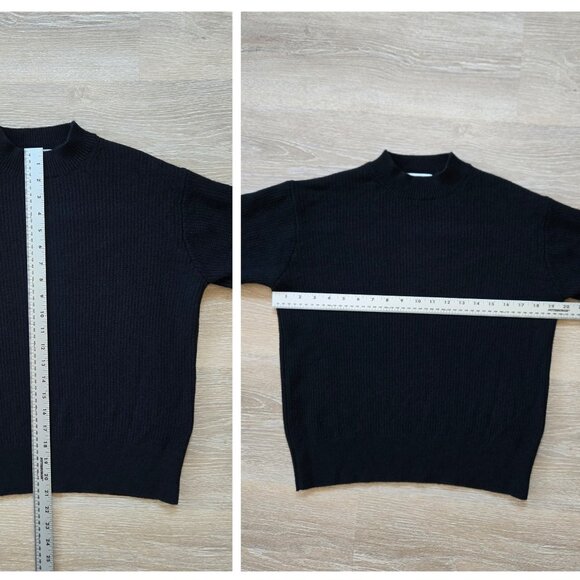 Uniqlo x Comptoir des Cotonniers Lambswool Crew Neck Sweater Size Medium NWT - Picture 11 of 16